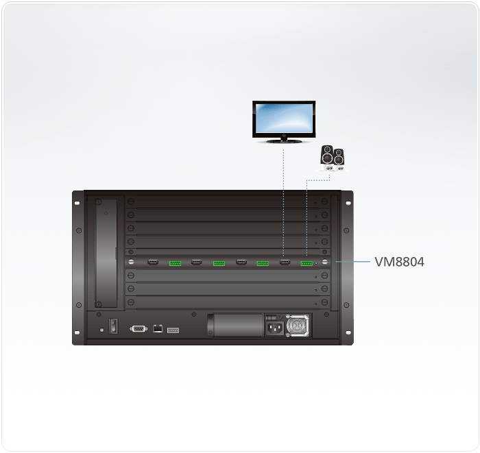 VM8804 Модульные матричные коммутаторы VM8804 Модульные матричные коммутаторы